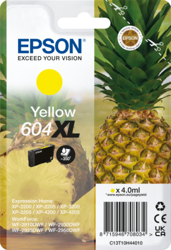 Epson 604XL Cartridge Geel