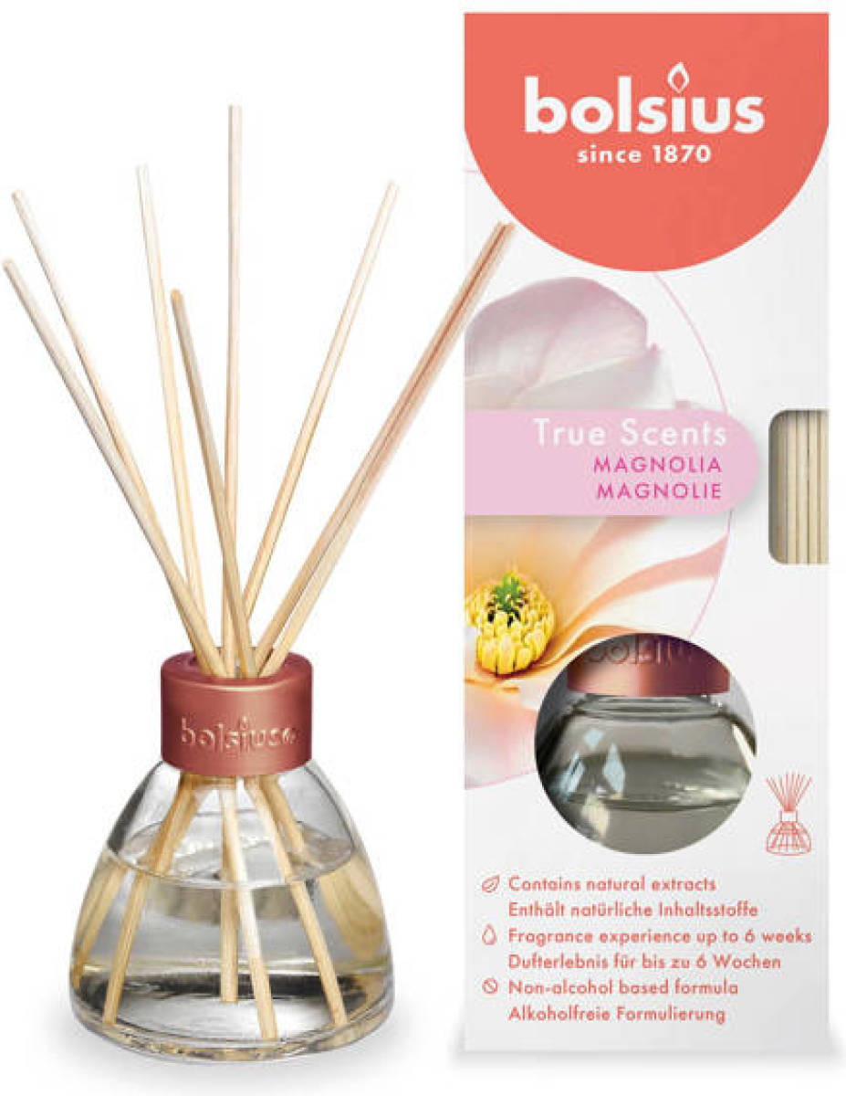 Bolsius geurstokjes True Scents - Magnolia (45 ml)