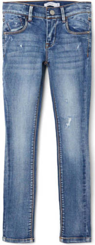 NAME IT KIDS skinny jeans NKFPOLLY medium blue denim