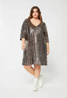 ZINO & JUDY jurk taupe