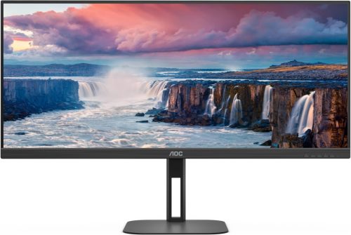 AOC V5 CU34V5C/BK LED display 86,4 cm (34 ) 3440 x 1440 Pixels Wide Quad HD Zwart