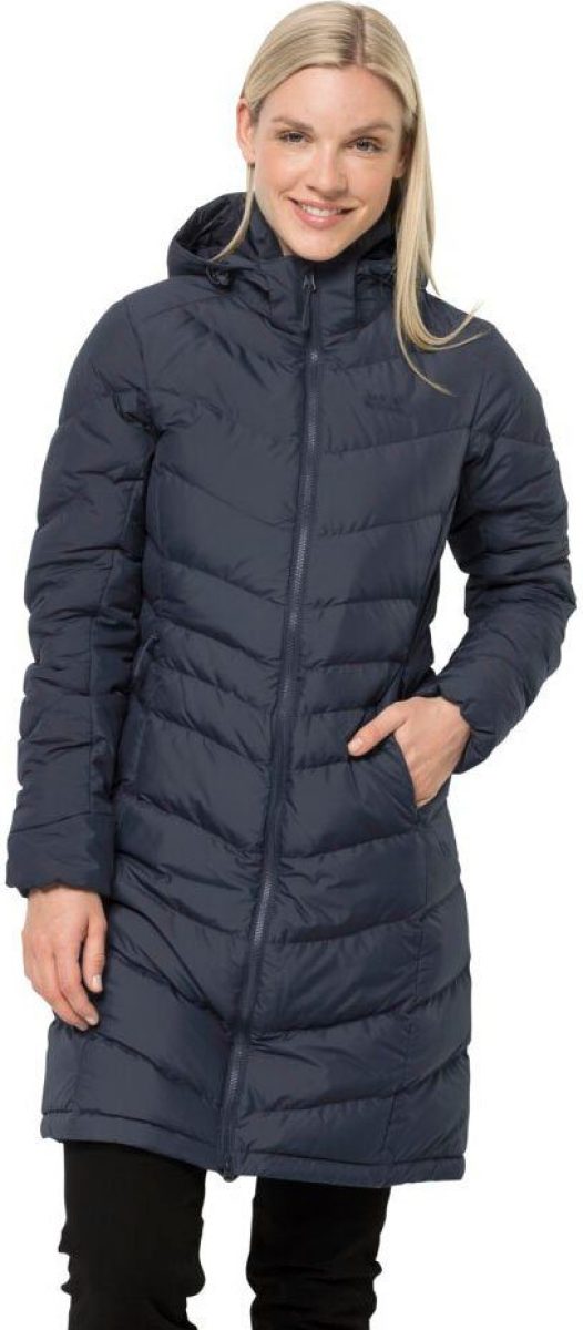 Jack Wolfskin Doorgestikte jas SELENIUM COAT winddicht, waterafstotend