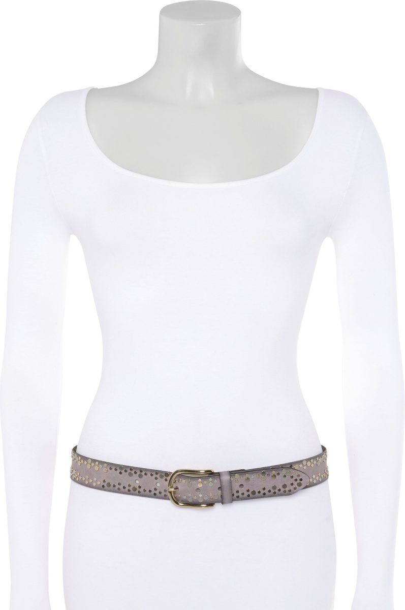 Vanzetti Leren riem Riem met studs