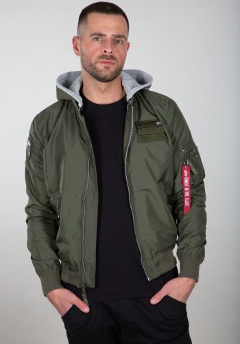 Alpha Industries Bomberjack Alpha Industries Men - Flight Jackets MA-1 TT Hood Custom