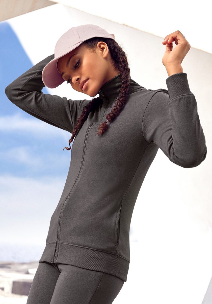Bench. Sweatvest met een hoge kraag