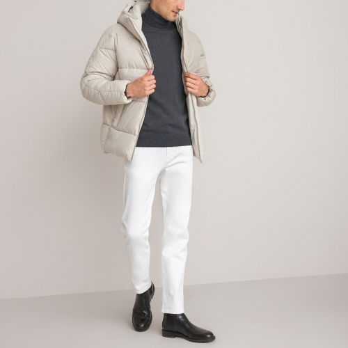 La Redoute Collections Korte donsjas met kap uit gerecycleerd polyester