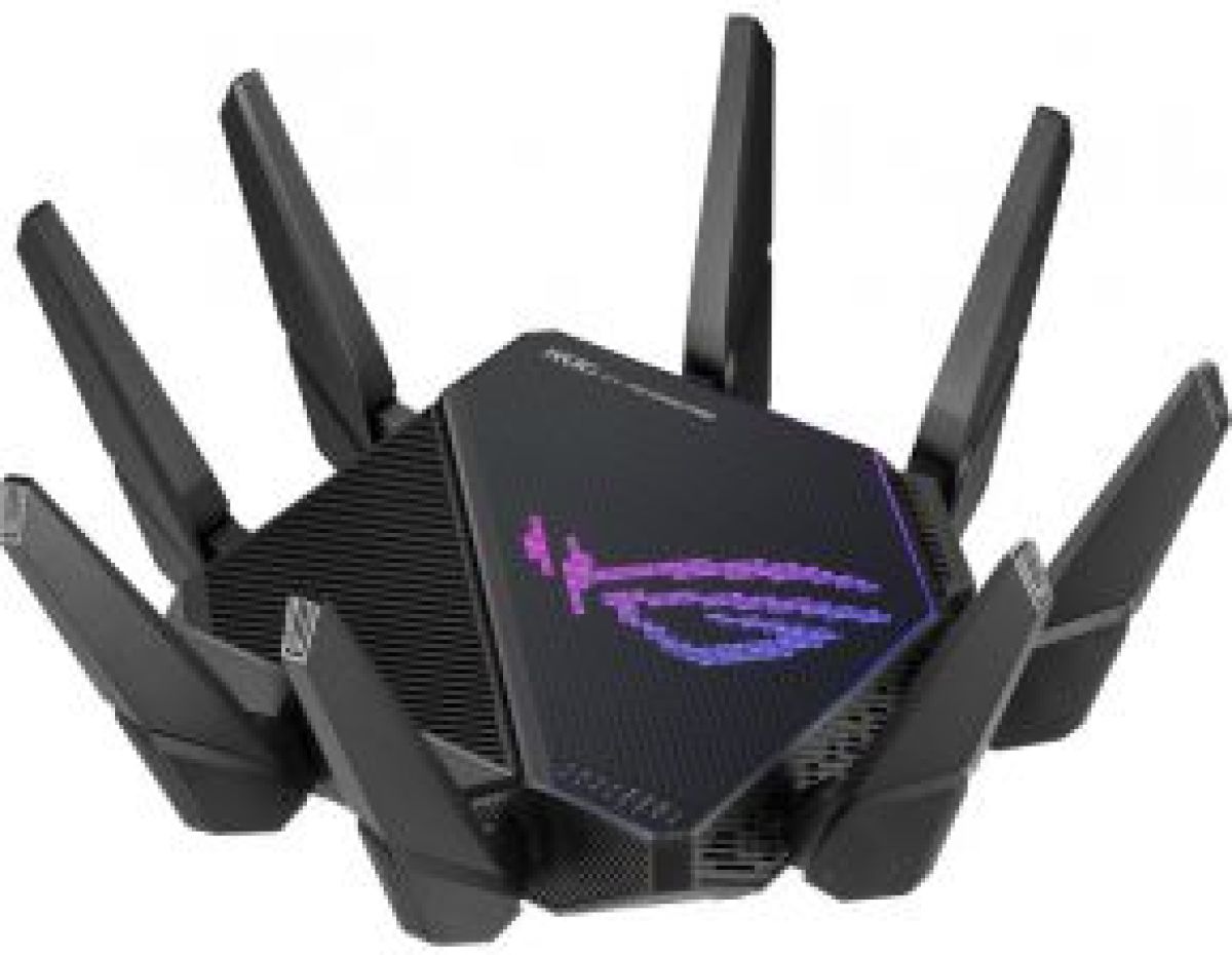 Asus 90IG0720-MU2A00 draadloze router Gigabit Ethernet Tri-band (2.4 GHz / 5 GHz / 5 GHz) Zwart