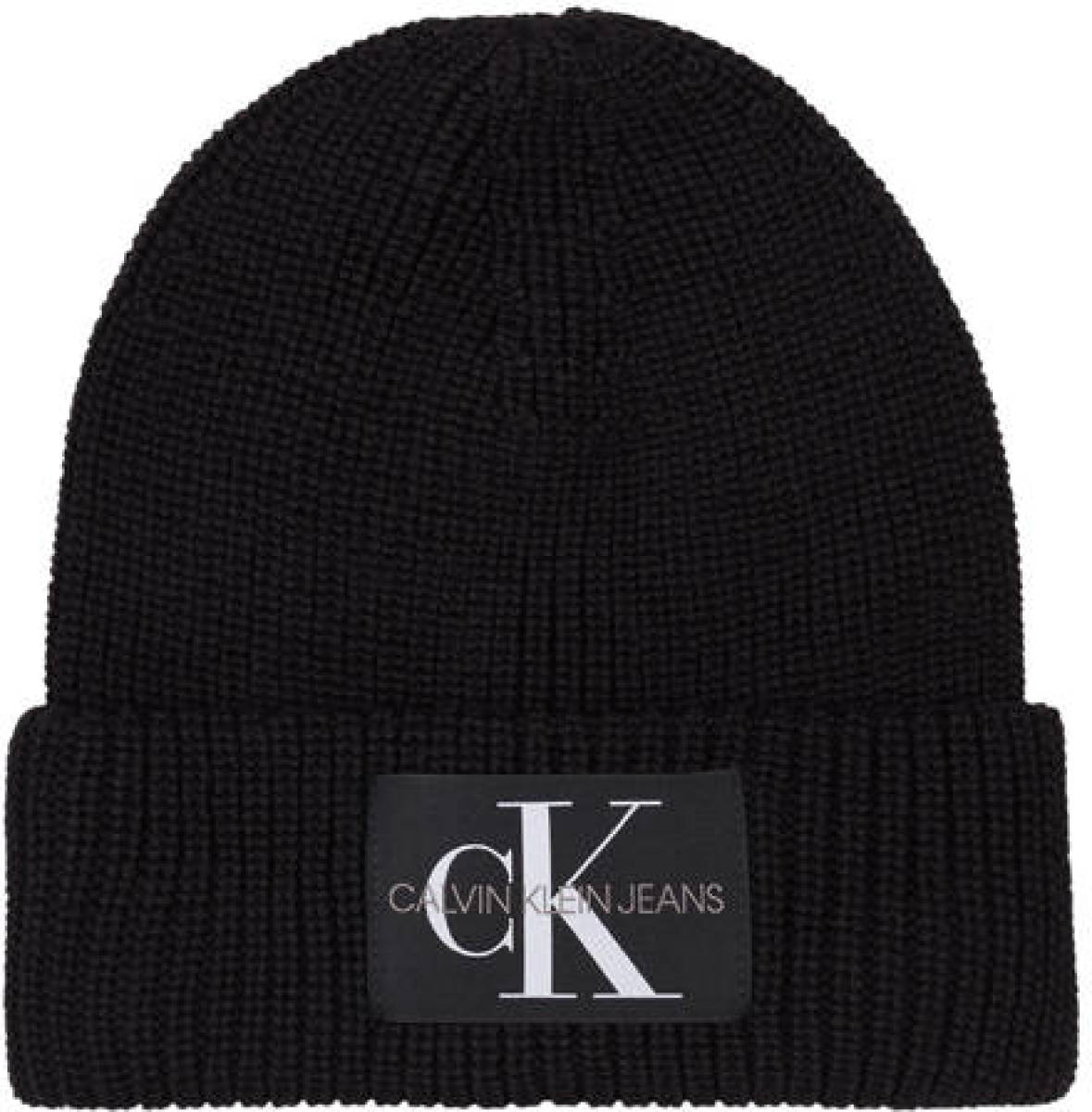 CALVIN KLEIN JEANS muts met logo zwart
