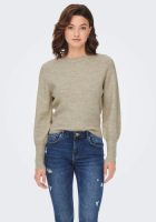 Only Trui met ronde hals ONLALEXIS L/S BEAD PULLOVER KNT
