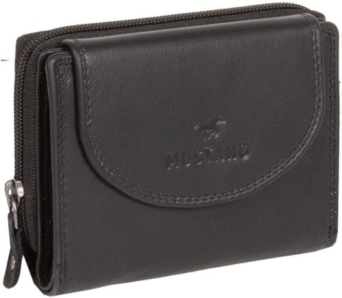 Mustang Portemonnee Udine leather wallet top opening in een praktisch formaat