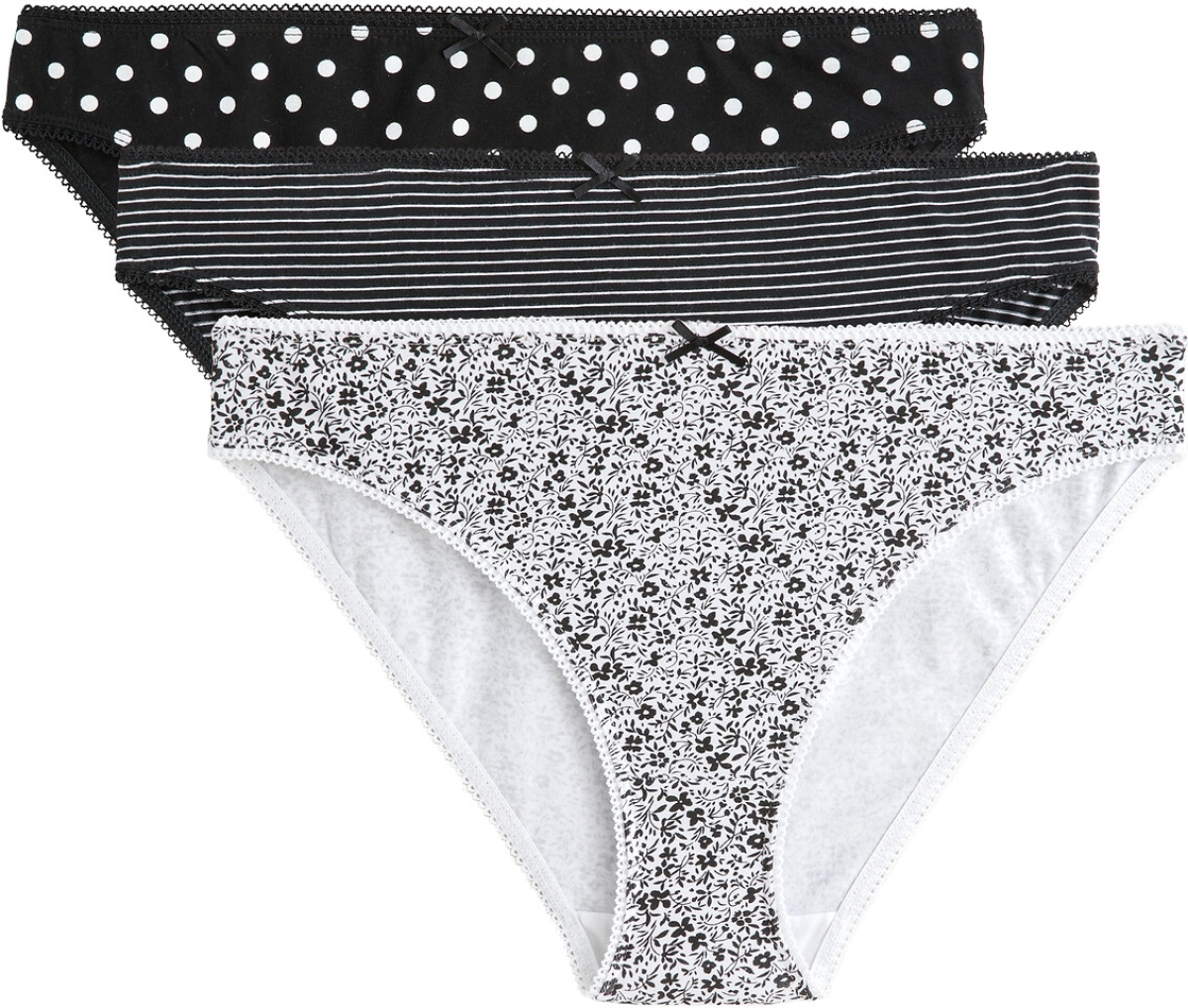 La Redoute Collections Plus Set van 3 slips in katoen