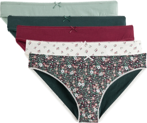 La Redoute Collections Plus Set van 5 slips in katoen