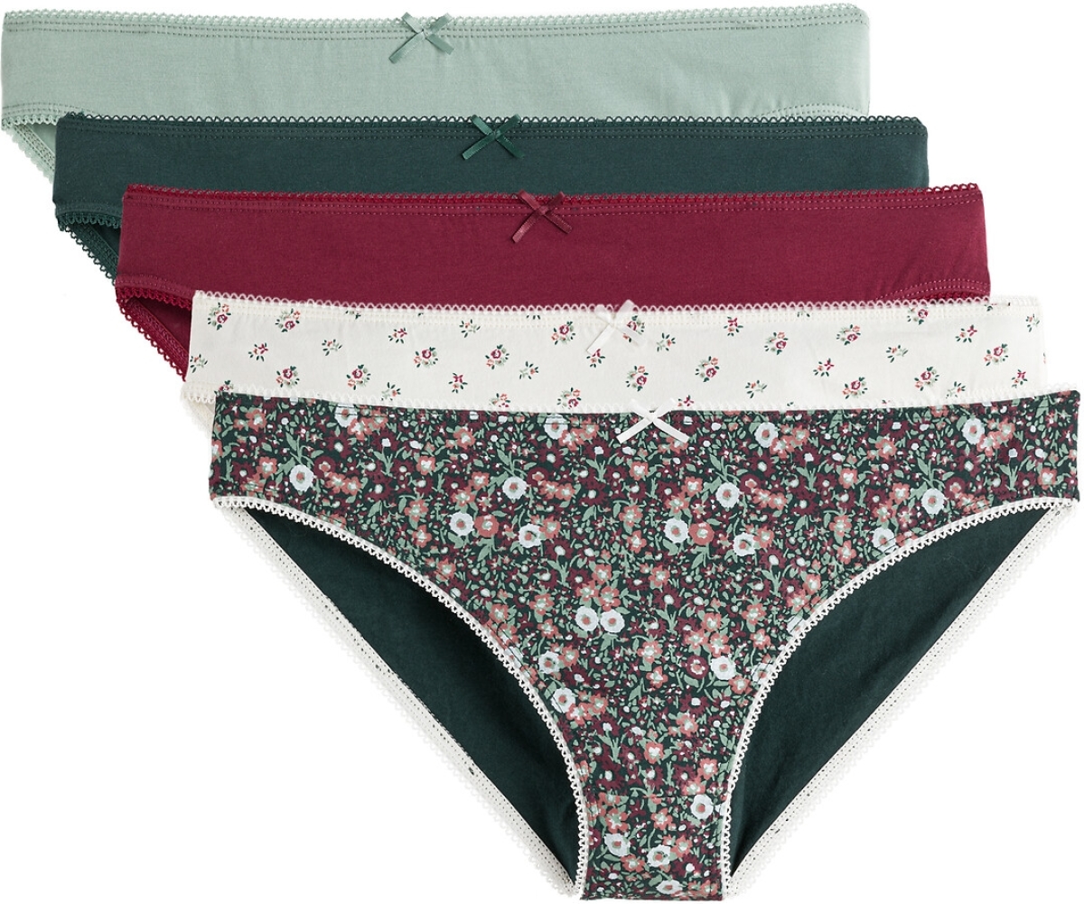 La Redoute Collections Plus Set van 5 slips in katoen