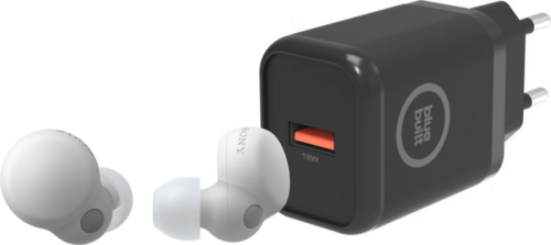 Sony LinkBuds S Wit + BlueBuilt Oplader 18W