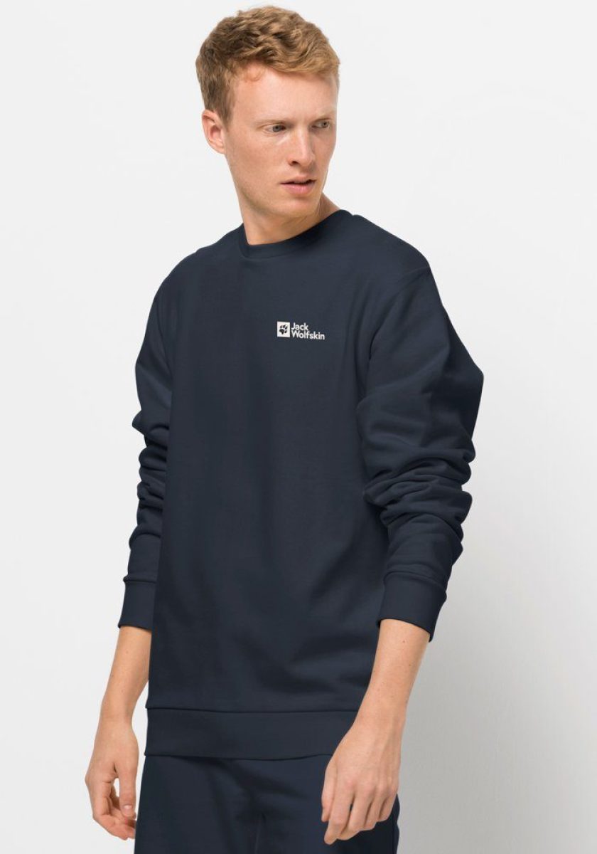 Jack Wolfskin Trui met ronde hals ESSENTIAL CREWNECK M