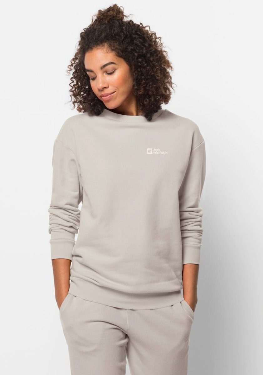 Jack Wolfskin Trui met ronde hals ESSENTIAL CREWNECK W