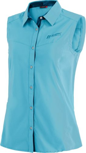 Maier Sports Functionele blouse Sinnes W Lichte, elastische trekkingblouse met zonnekraag