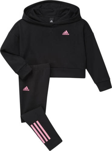 adidas Performance joggingpak zwart/roze