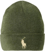 Ralph Lauren muts met logo kaki