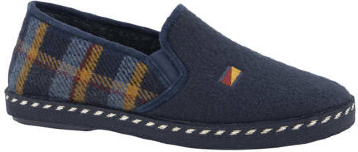 Casa mia pantoffels donkerblauw