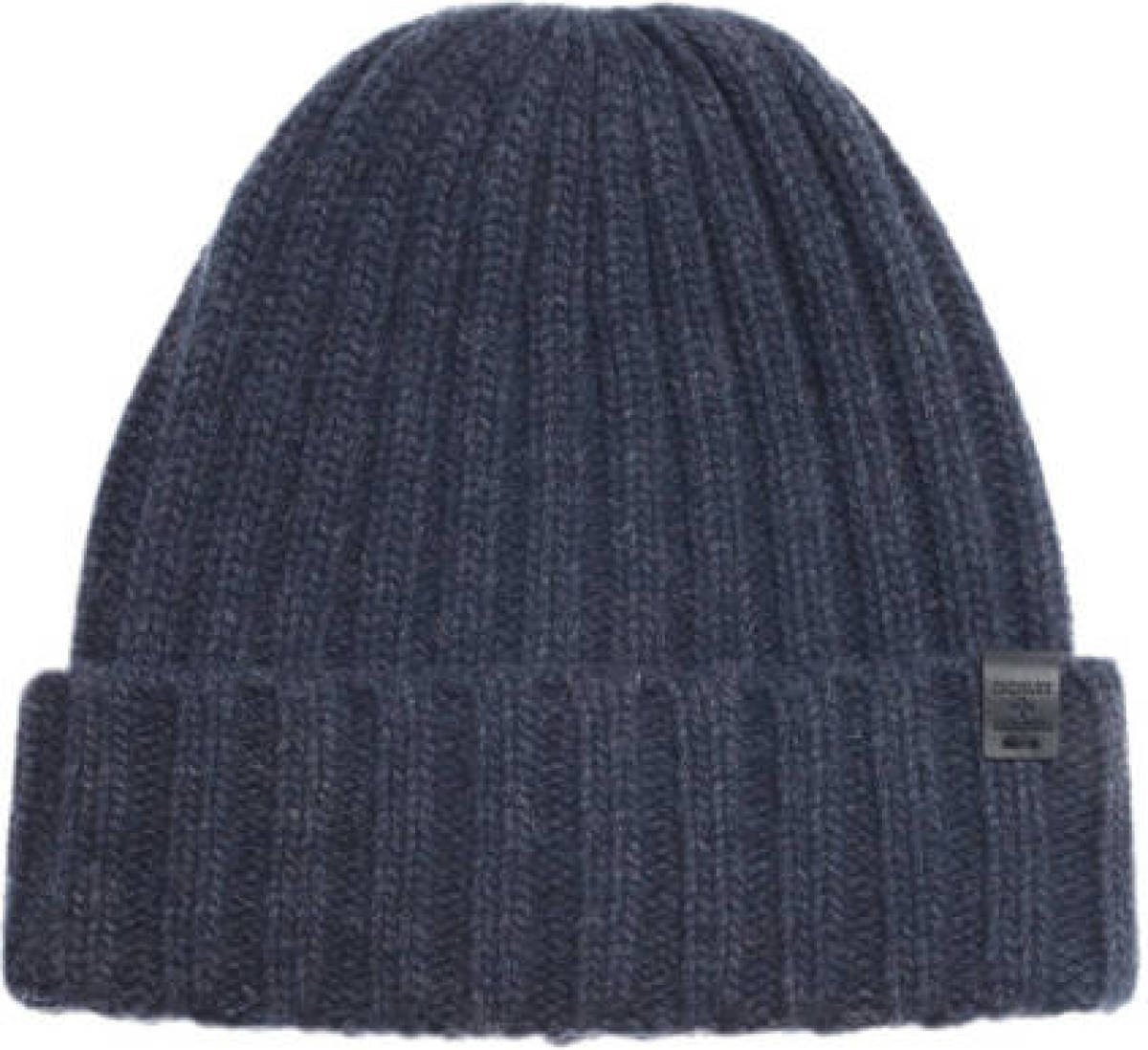 Bickley + Mitchell rib gebreide muts donkerblauw