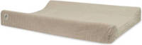 Jollein gebreide aankleedkussenhoes 50x70 cm Pure Knit Nougat GOTS