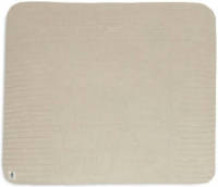 Jollein gebreide aankleedkussenhoes 75x85 cm Pure Knit Nougat GOTS