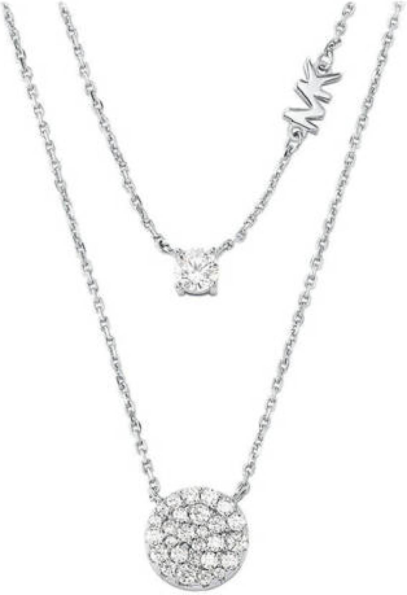 Michael Kors collier MKC1591AN040 Kors Brilliance zilverkleurig