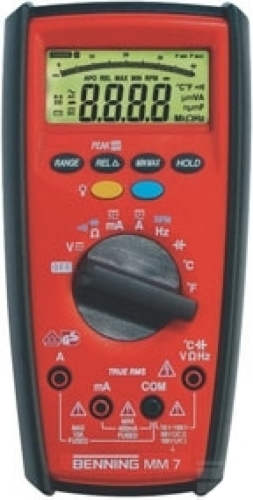 Benning Multimeter | 0,00001 mV-1.000 V AC/DC | TRUE RMS | 1 stuk - 044085