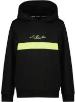 Cars hoodie SEPPOS met printopdruk zwart/geel