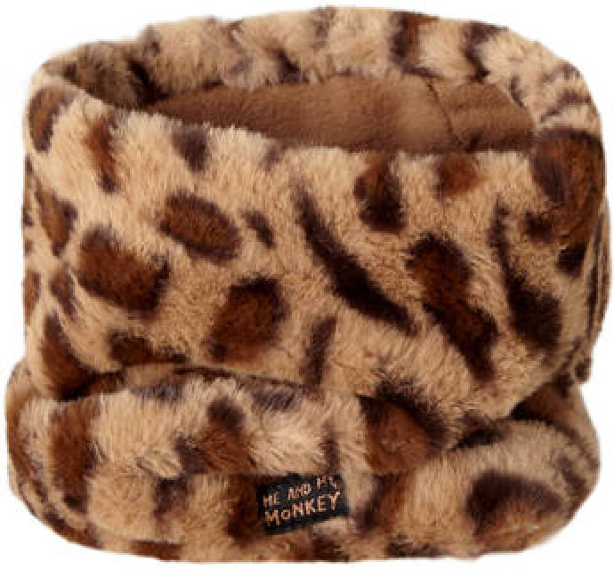 Me & My Monkey hoofdband met panterprint bruin
