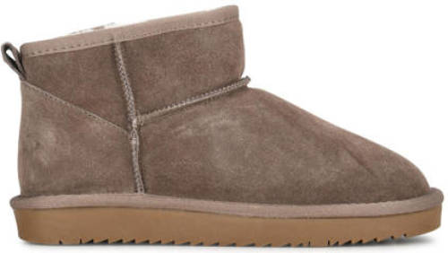 Ps poelman suede enkelboots bruin