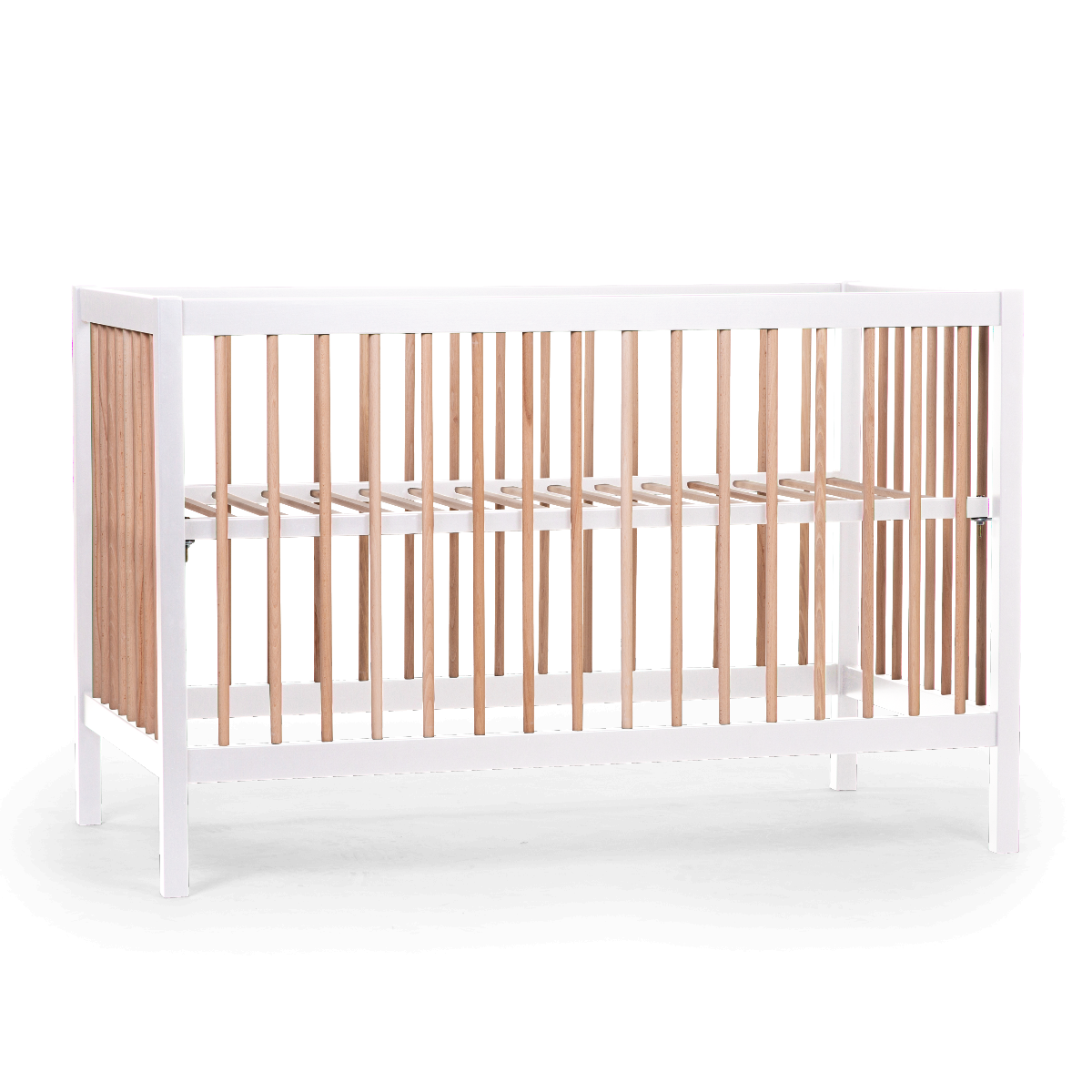 Childhome Cot 97 Babybed - 60x120 cm. - White/Natural