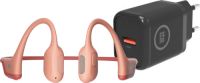 Shokz OpenRun Pro Roze + BlueBuilt Oplader 18W