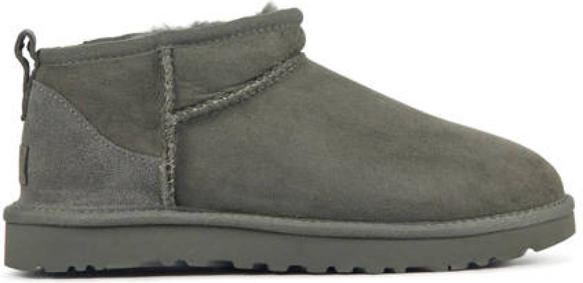 Ugg suede enkellaarzen grijs