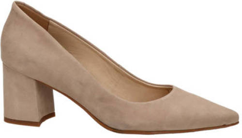 Nelson suede pumps beige