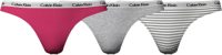 Calvin klein Slip in uni en gestreept (set, 3 stuks, Set van 3)