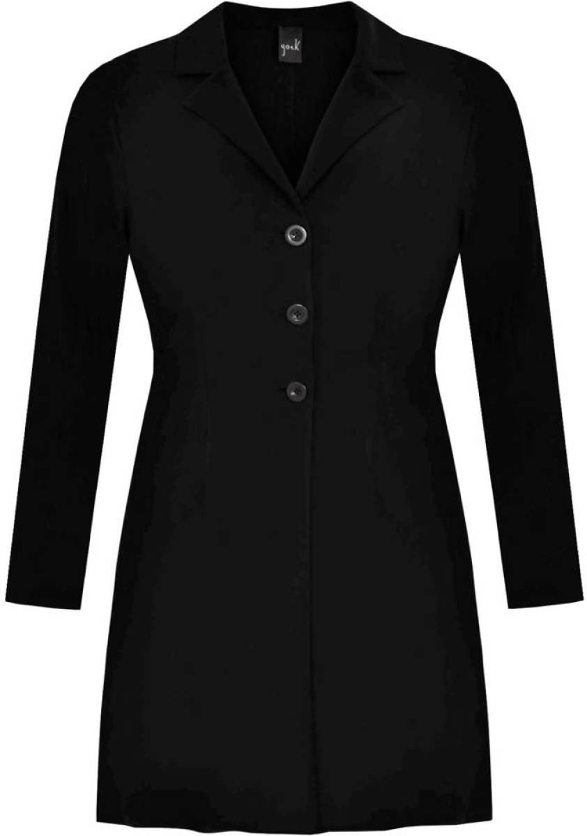 Yoek blazer zwart