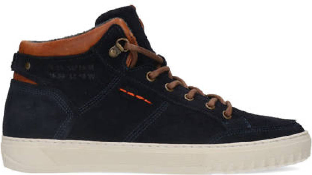 No Stress suede enkelaarzen blauw