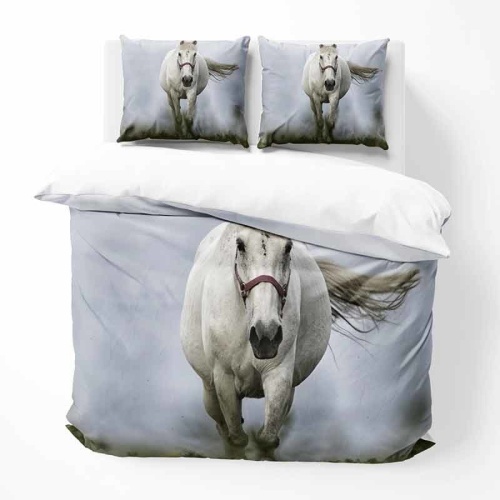 Nice Dreams White Horse Dekbedovertrek Lits-jumeaux (240 x 200/220 cm + 2 kussenslopen) Dekbedovertrek