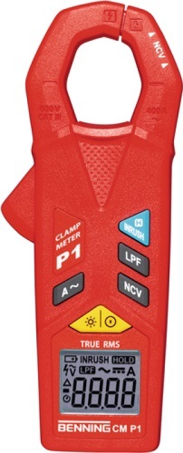Benning Stroomtangmultimeter | 0,01 A-400 A AC | CAT III 600 V | met batterijen/meetleidingen/tas | 1 stuk - 044678