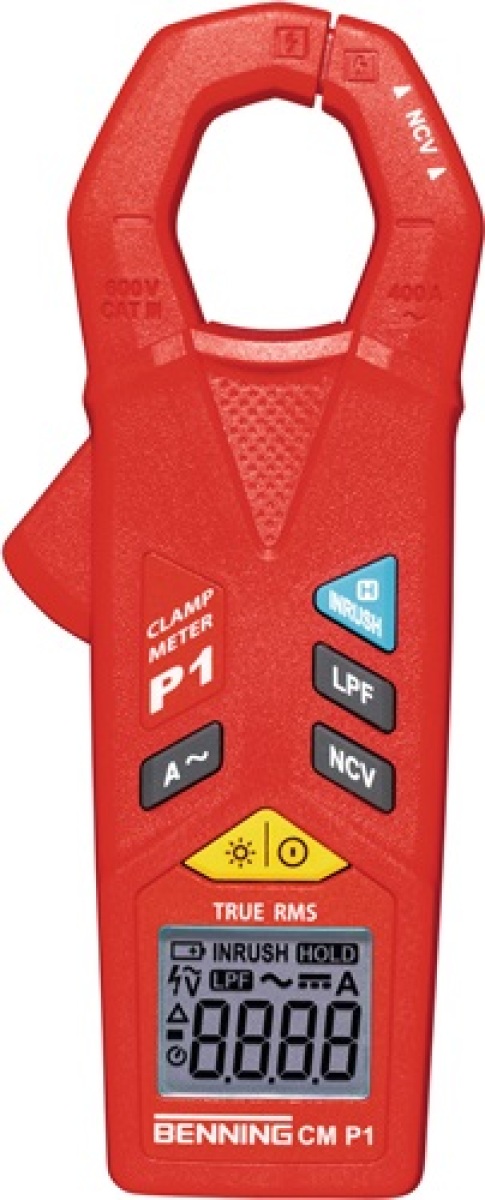 Benning Stroomtangmultimeter | 0,01 A-400 A AC | CAT III 600 V | met batterijen/meetleidingen/tas | 1 stuk - 044678