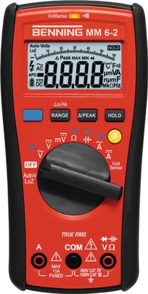 Benning Multimeter | 0,000 V-1.000 V AC/DC | TRUE RMS | 1 stuk - 044087
