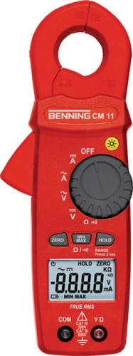 Benning Stroomtangmultimeter | 0,1 mA-20 A AC, 0,1 mA-10 A DC | CAT IV 300 V | 1 stuk - 044067