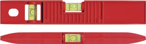 BMI Waterpas | 25 cm | ABS rood | ± 1mm/m met magneet | 1 stuk - 685025003M