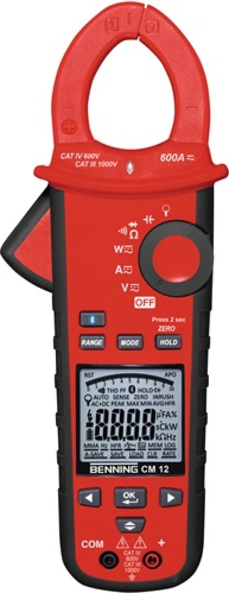 Benning Stroomtangmultimeter | 10 mA-600 A AC/DC | CAT IV 600 V | 1 stuk - 044680