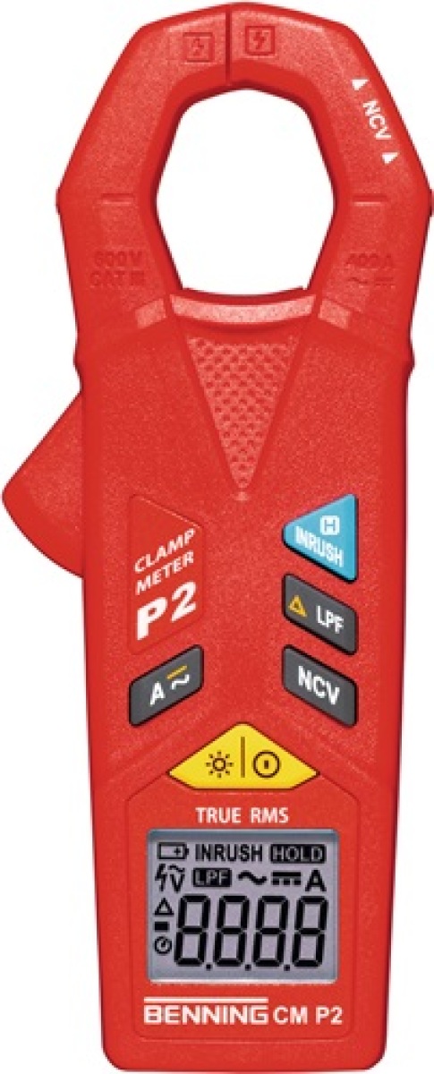 Benning Stroomtangmultimeter | 0,01 A-400 A AC/DC | CAT III 600 V | met batterijen/meetleidingen/tas | 1 stuk - 044679