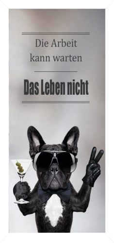 Bönninghoff Artprint met lijst Hund & Texte (1 stuk)