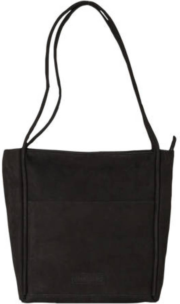Shabbies Amsterdam nubuck shopper zwart