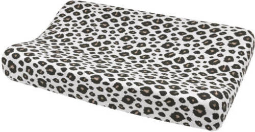 Meyco aankleedkussenhoes Leopard 50x70 cm Sand Melange